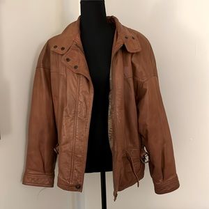 Thinsulate by Wilson’s Genuine leather adventure bound leather jacket circa 1987